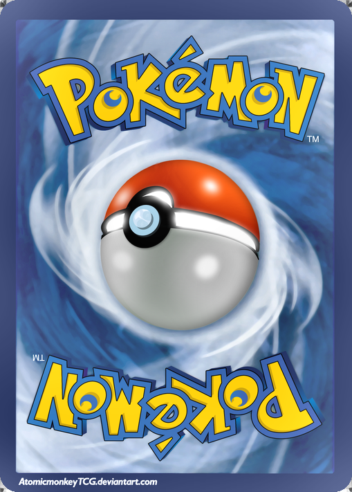 Pokémon card back